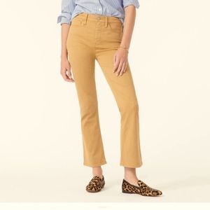 J. Crew Factory Billie Demi Boot Crop - Mustard/Marigold